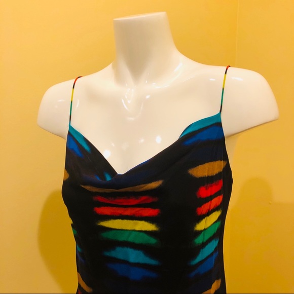 🎀SOLD🎀Alice + Olivia Harmon Rainbow Tie Dye Tank - Picture 6 of 8